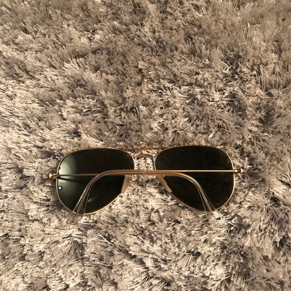 RayBan Aviator Blue Lenses Sunglasses - Picture 3 of 6